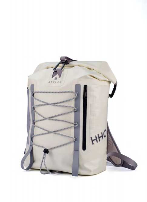 Storm-sealed waterproof zips on the Basin daypack